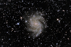 NGC 6946 3 day combination data color corrected and saturation